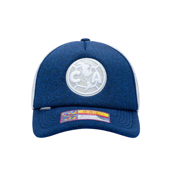 Sun Protection Hat-FI COLLECTION CLUB AMERICA DRIBBLING TRUCKER  SNAPBACK-NAVY/WHITE