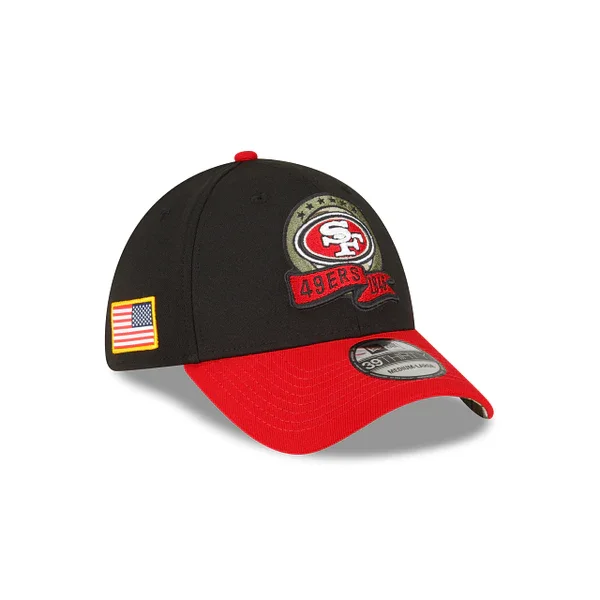 Retro Hat-SAN FRANCISCO 49ERS 2022 Salute to Service 39THIRTY Stretch Fit