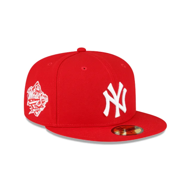 Luxury Outdoor Hat-NEW ERA NEW YORK YANKEES 1999 WORLD SERIES SIDE PATCH 59FIFTY FITTED HAT