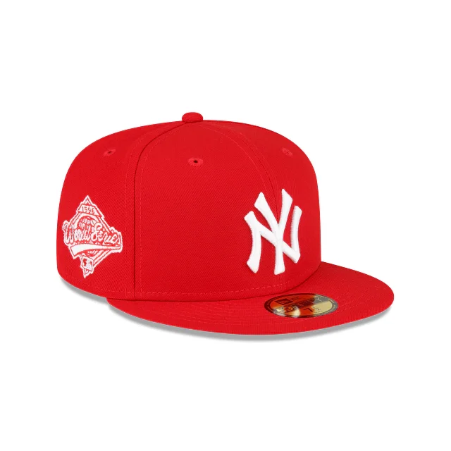 Outdoor Sports Hat-NEW ERA NEW YORK YANKEES 1996 WORLD SERIES SIDE PATCH 59FIFTY FITTED HAT