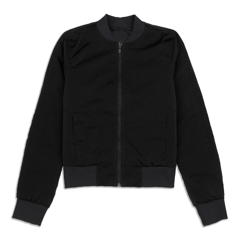 Button Jacket-Non-Stop Bomber Jacket - Resale