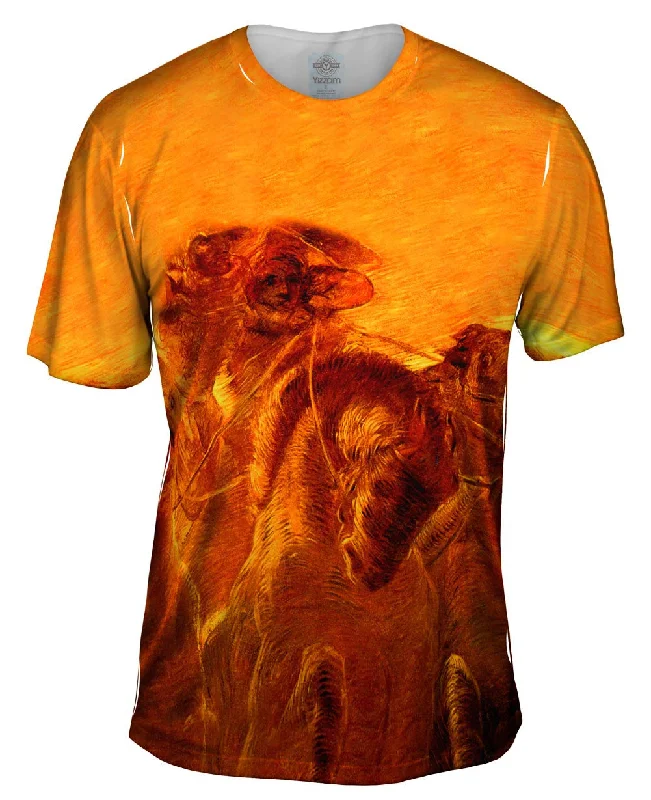 Designer T-Shirt-Gaetano Previati - "Eroica Horses" (1907)