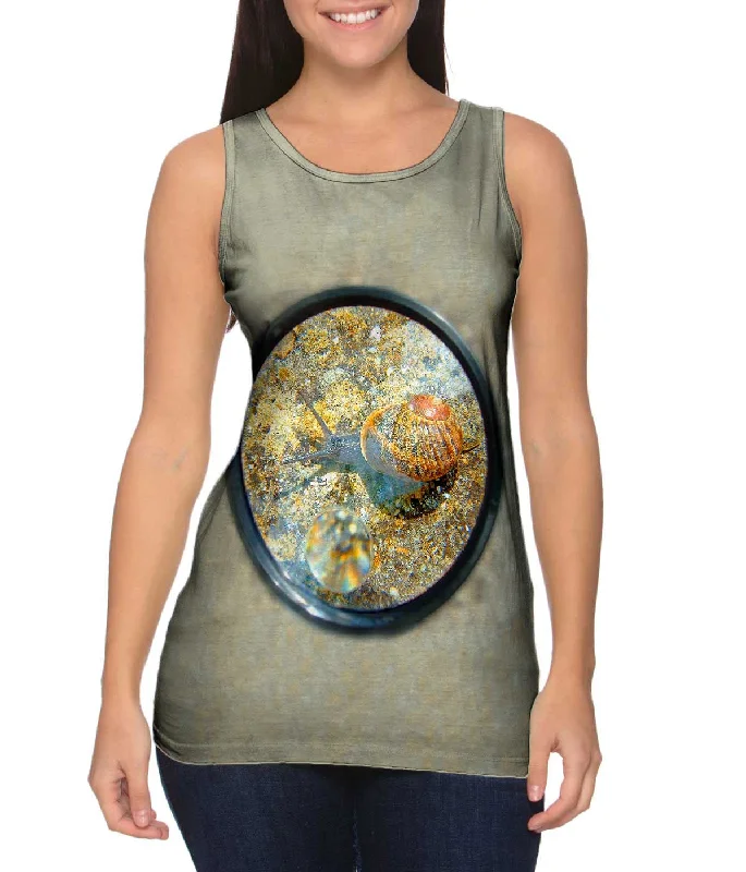 Soft Cotton Tank-Small Snail Slither