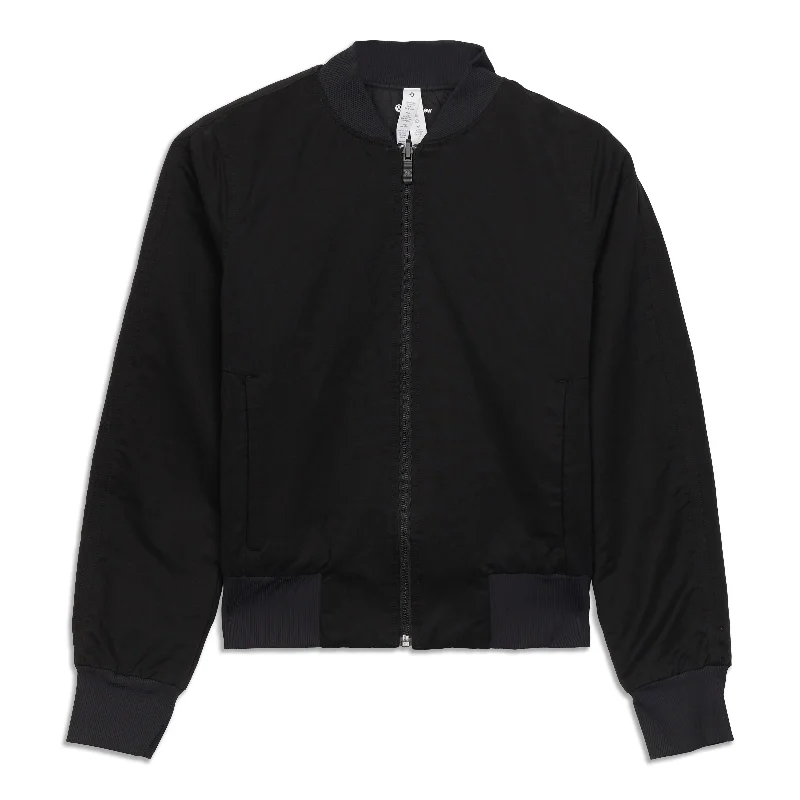 Travel-Friendly Jacket-Non-Stop Cotton Bomber Jacket - Resale