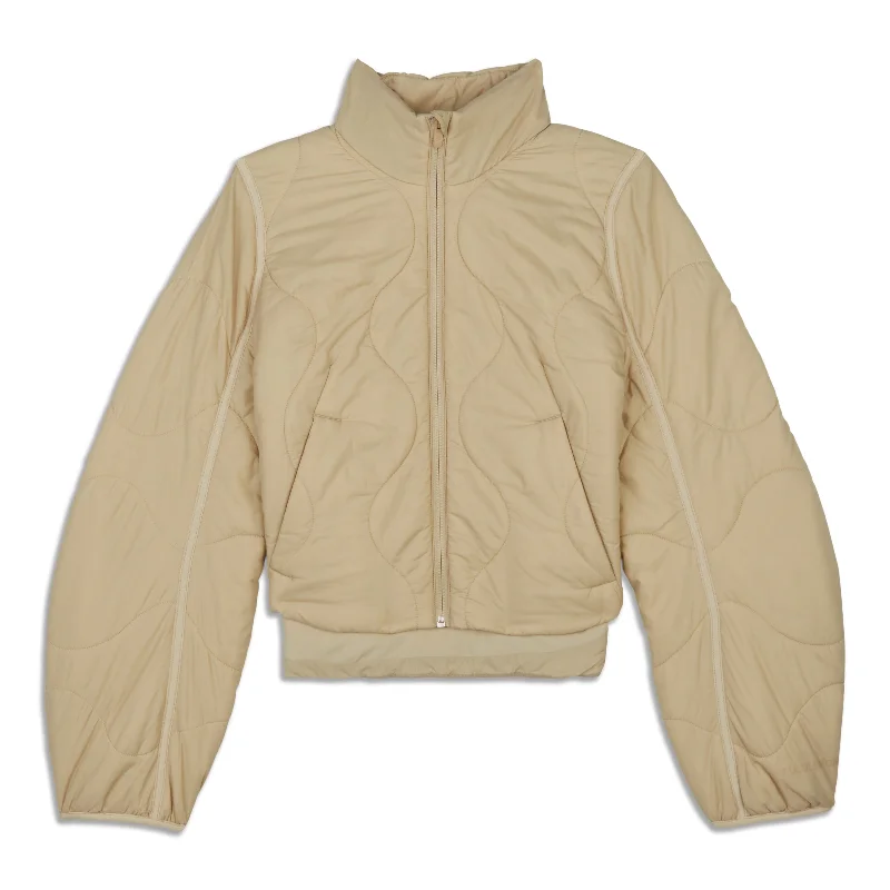 Warm Jacket-Quilted Light Insulation Cropped Jacket - Resale