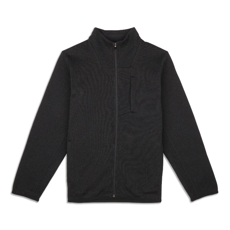 Modern Fit Jacket-Sojourn Fleece-Lined Knit Jacket - Resale