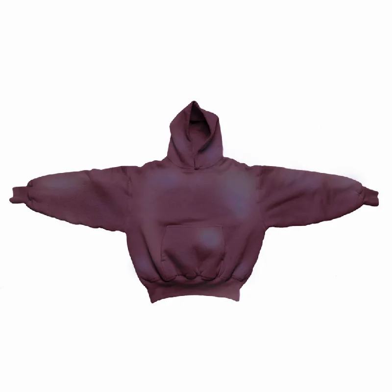 Customizable Graphic Hoodie-1800 GSM 'Washed Elderberry' Hoodie with CRDLCK™