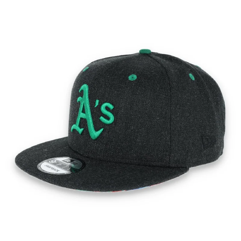 Statement Hat-Oakland Athletics serape collection-heather black/green