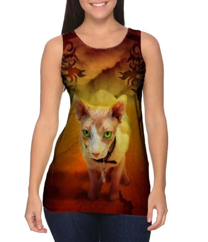 Mesh Tank-Sandstorm Sphinx Kitten