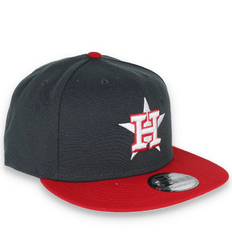 Hiking Hat-New Era Houston Astros 2-Tone Color Pack 9FIFTY Snapback Hat-Grey/Scarlet