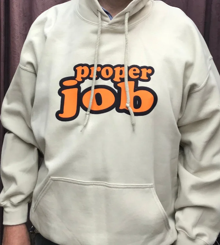 Zip-Up Hoodie-Proper Job hoodie