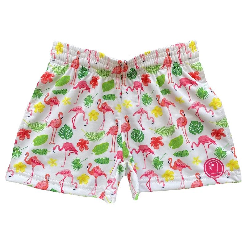 Performance Shorts-Girls Flamingo Lacrosse Shorts