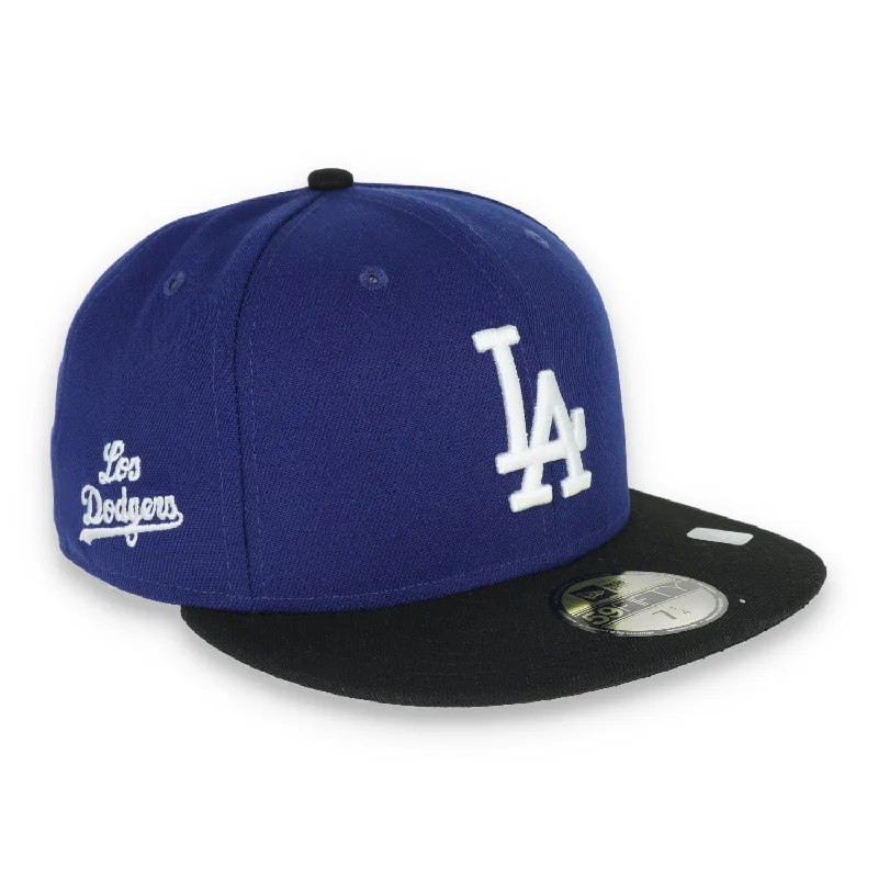 Trucker Hat-New Era Authentic Los Angeles Dodgers City Connect 59FIFTY Fitted Hat - Blue/Black