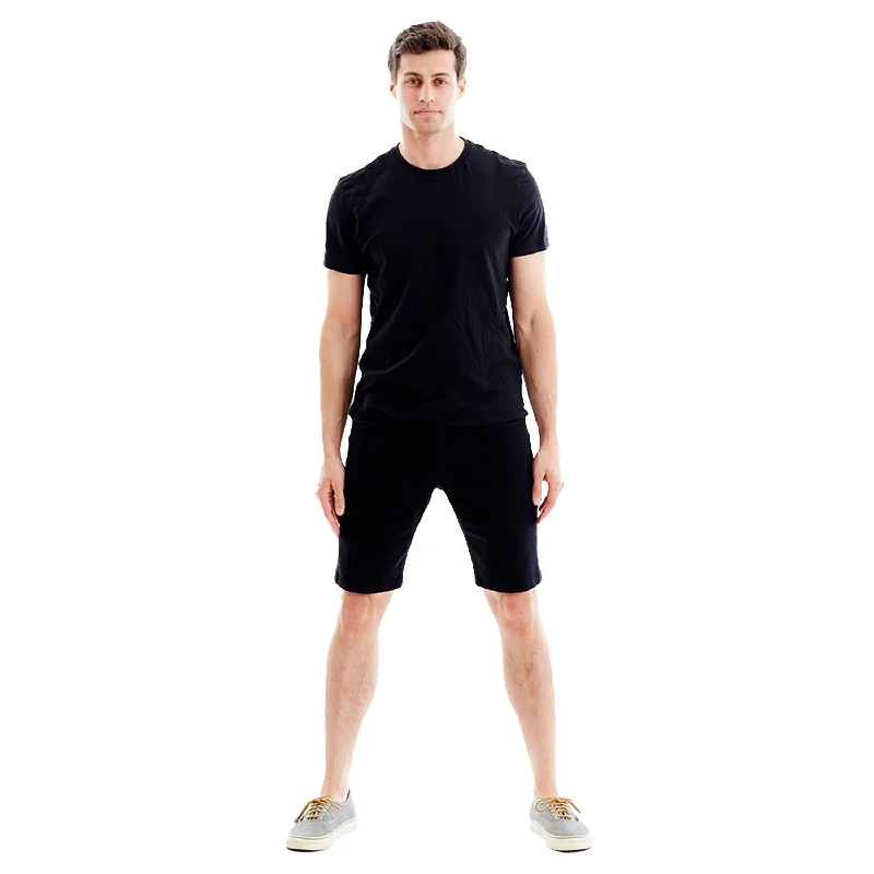 Jogger Shorts-Jean Shorts / Bandit (Black)