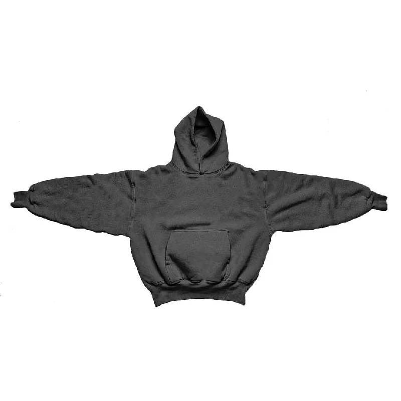 Comfortable Fit Hoodie-900 GSM 'Washed Black' Hoodie with CRDLCK™