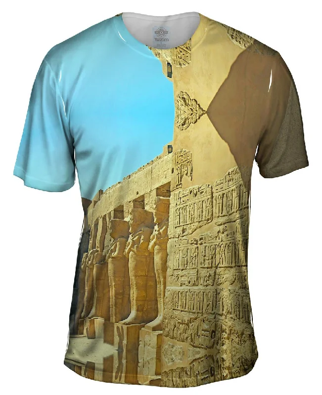 Bold Print T-Shirt-Egypt Wall