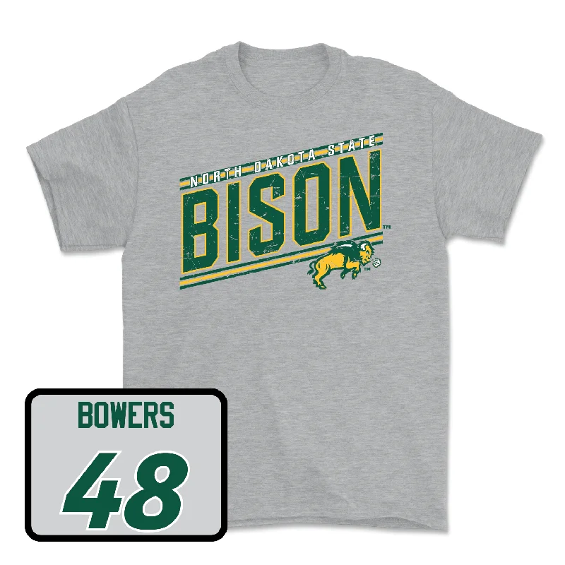 Iconic T-Shirt-Sport Grey Football Vintage Tee - Caleb Bowers