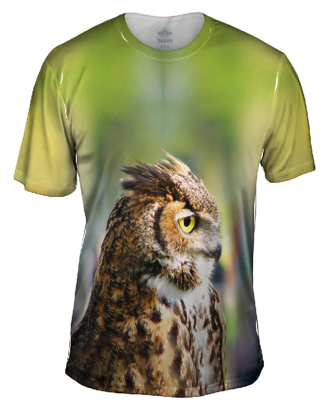 Custom Print T-Shirt-Furry Owl