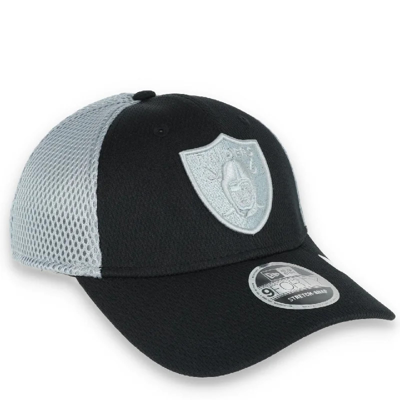 Relaxed Hat-New Era Las Vegas Raiders Outline 9FORTY Stretch-Snap Hat