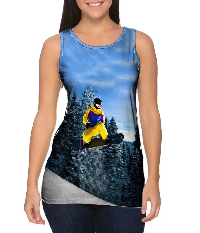 Athletic Fit Tank-Snowborder Tannheim Austria