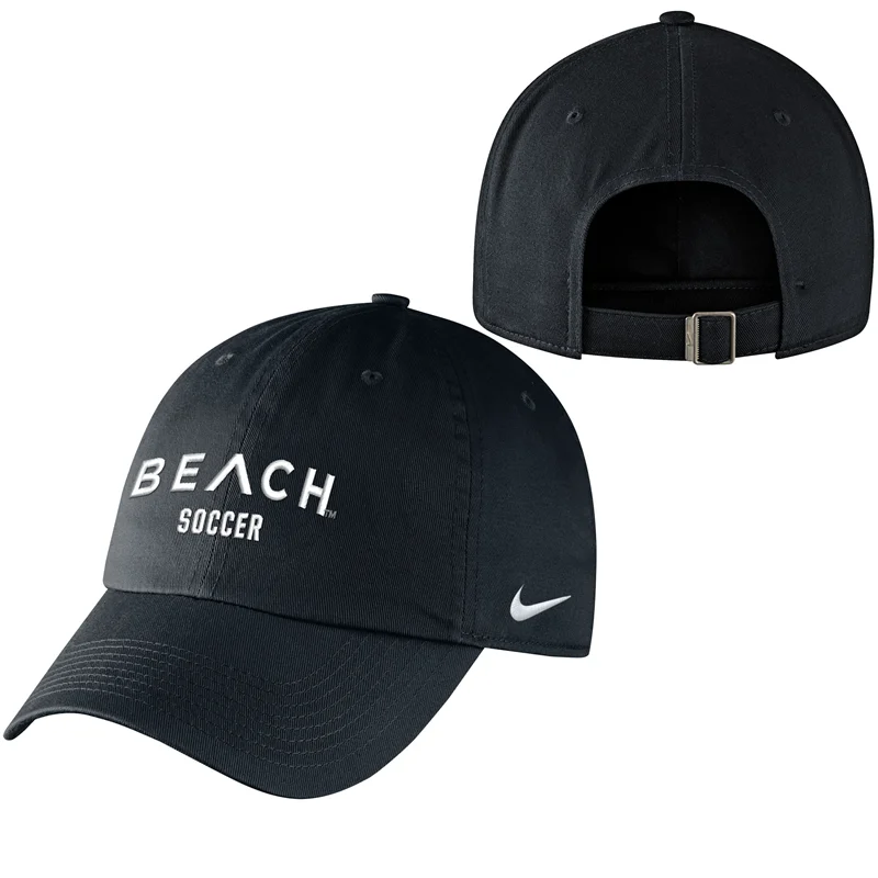 Baseball Hat-Beach Caret Soccer Campus Cap - Black, Nike