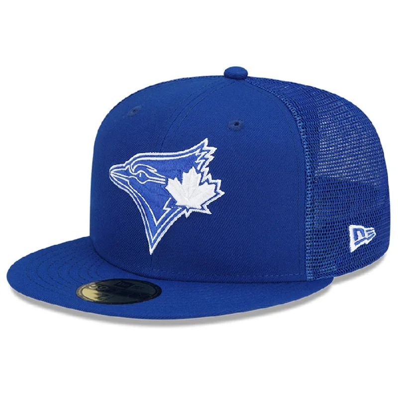 Stylish Fedora Hat-New Era  Toronto Blue Jays Royal 2022 Batting Practice 59FIFTY Fitted Hat-Royal