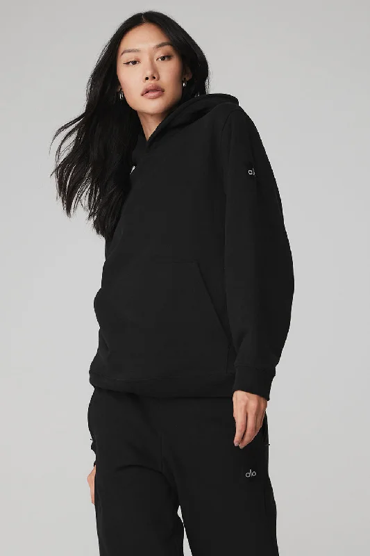 Active Lifestyle Hoodie-Renown Heavy Weight Hoodie - Black