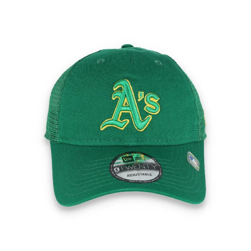 Warm Hat-New Era Oakland Athletics Batting Practice 9TWENTY Adjustable Hat - GREEN