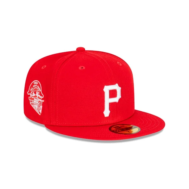 Team Logo Hat-NEW ERA PITTSBURGH PIRATES ALL-STAR GAME SIDE PATCH  59FIFTY FITTED-SCARLET