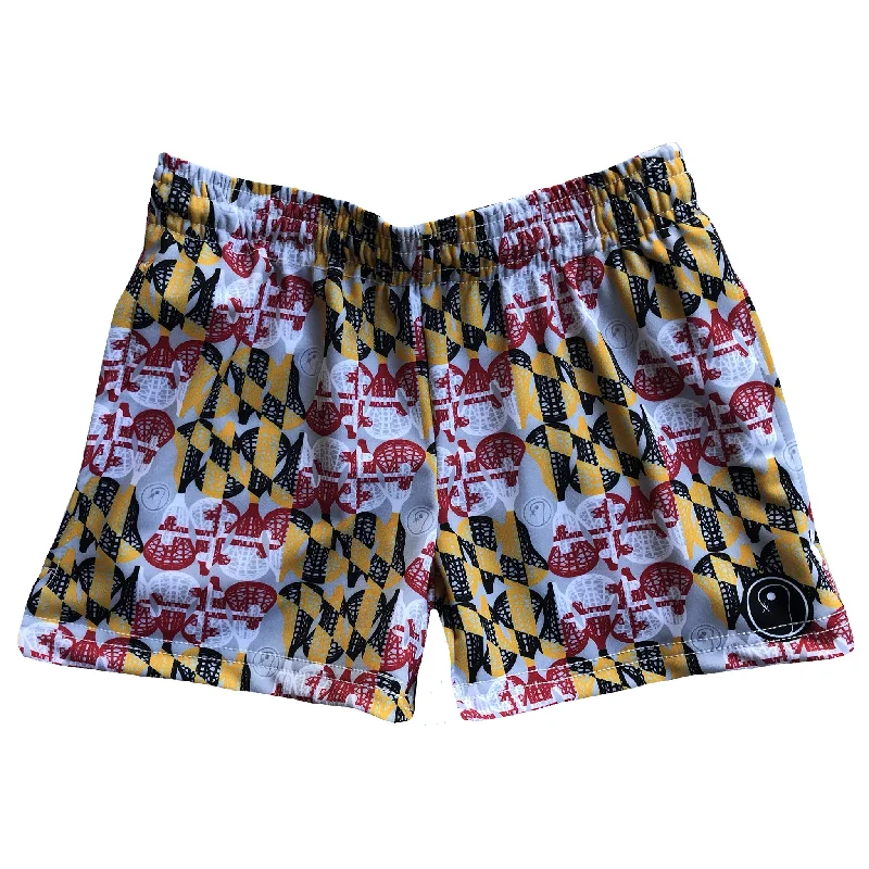 Relaxing Shorts-Girls Maryland Lacrosse Shorts