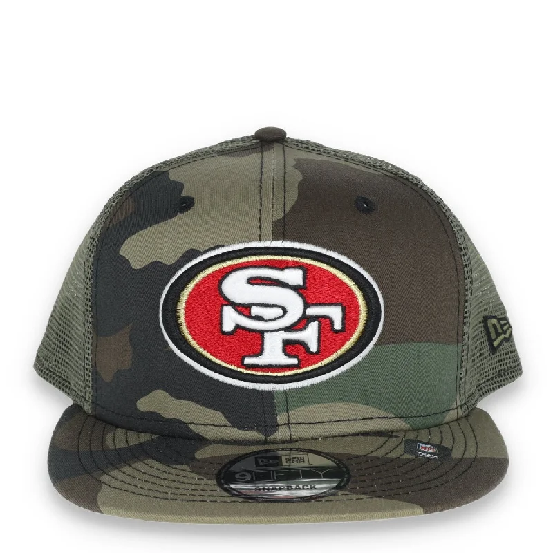 Luxury Outdoor Hat-SAN FRANCISCO 49ERS NEW ERA CLASSIC TRUCKER 9FIFTY SNAPBACK-CAMO