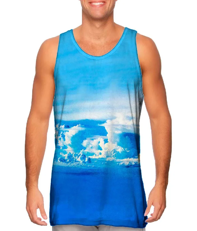 Graphic Design Tank-Soaring Clouds