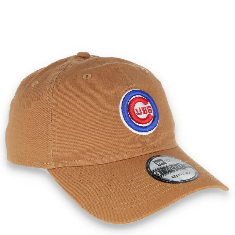 Cool Pattern Hat-New Era Chicago Cubs Core Classic 2.0 9TWENTY Adjustable Hat-Khaki