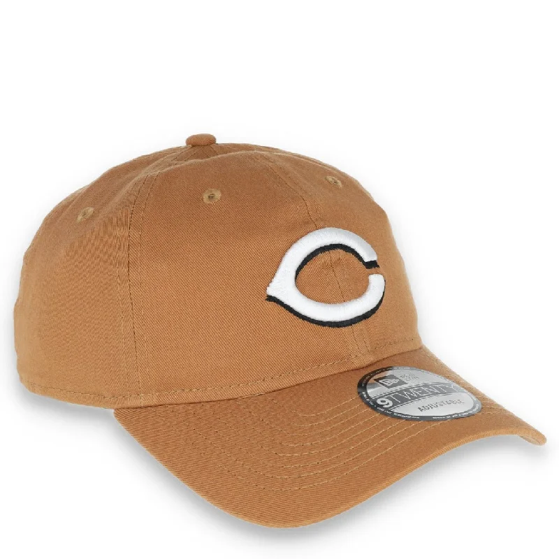 Straw Hat-New Era Cincinnati Reds Core Classic 2.0 9TWENTY Adjustable Hat-Khaki