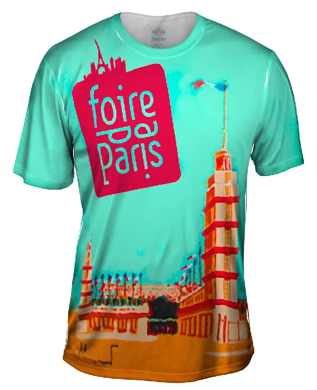 Hand-Drawn T-Shirt-Foire de Paris France