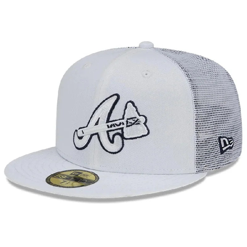 Comfortable Hat-New Era Atlanta Braves 2022 Batting Practice 59FIFTY Fitted Hat - White