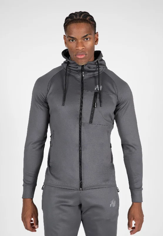 Insulated Jacket-Scottsdale Track Jacket - Gray