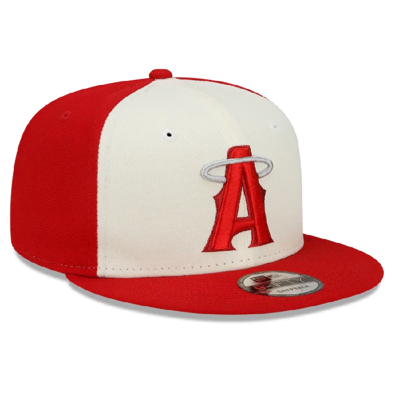 Fedora Hat-New Era Los Angeles Angels City Connect 9FIFTY Snapback Adjustable Hat - Red