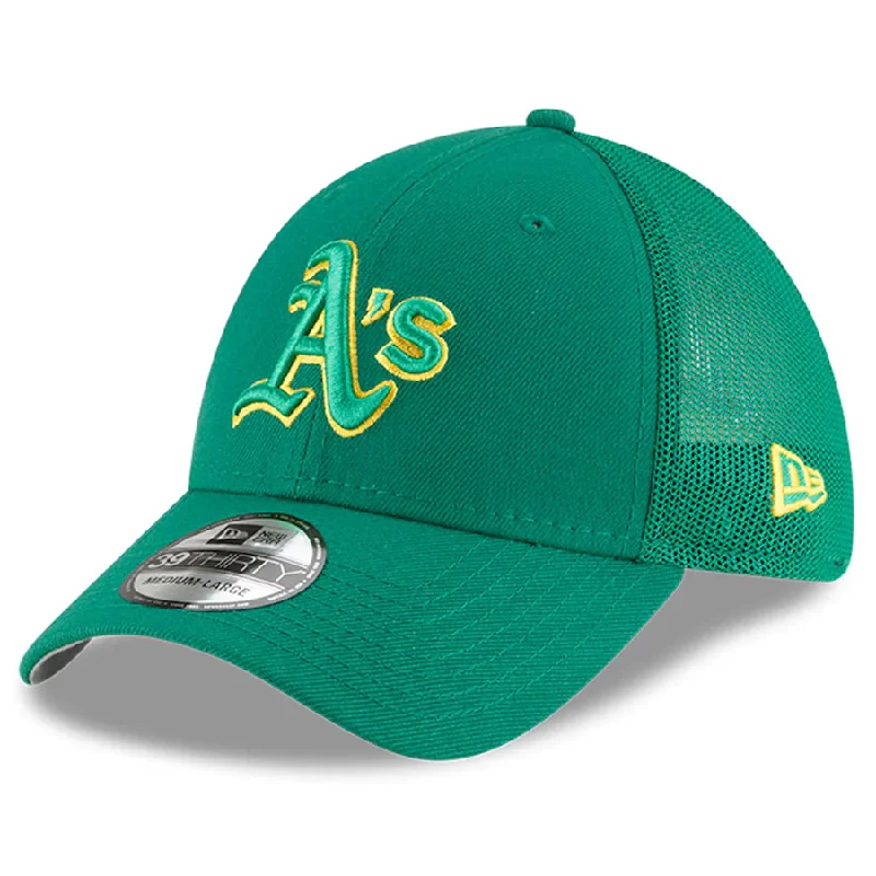 Warm Hat-Oakland Athletics New Era 2022 Batting Practice 39THIRTY Flex Hat - Green