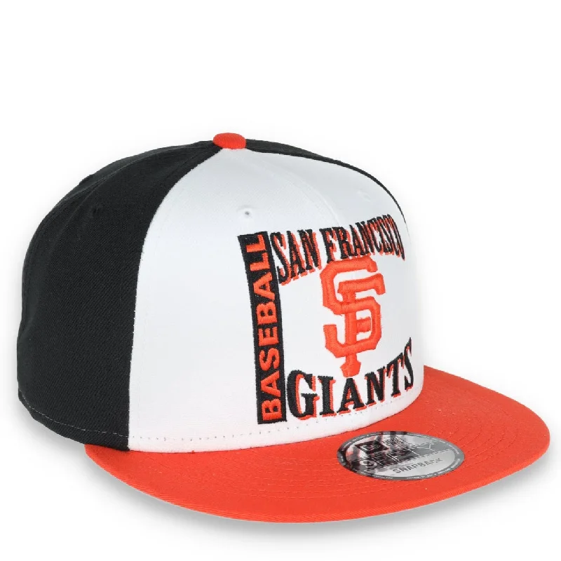 Bold Color Hat-New Era San Francisco Giants Retro Sport 9FIFTY Snapback Hat - White/Black