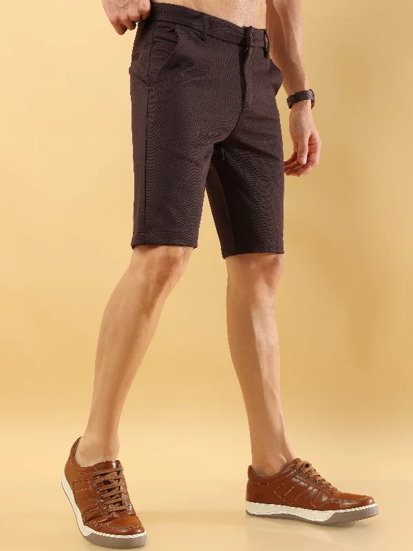 Chino Shorts-Power Stretch Exotic Brown Shorts