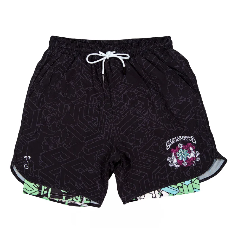 Classic Shorts-15th Anniversary Black Athletic Liner Shorts