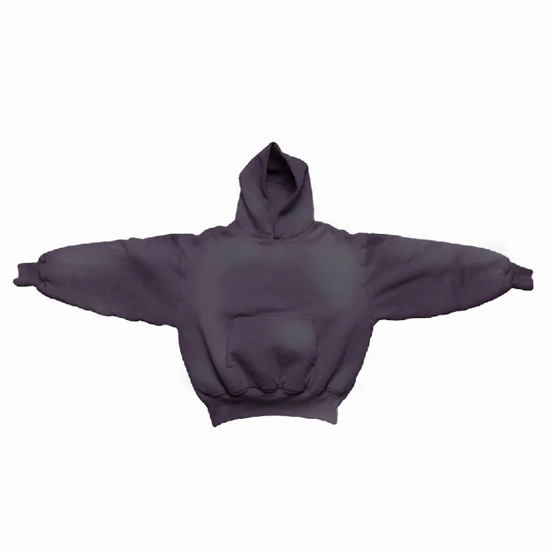 Streetwear Hoodie-1800 GSM 'Washed Plum' Hoodie with CRDLCK™