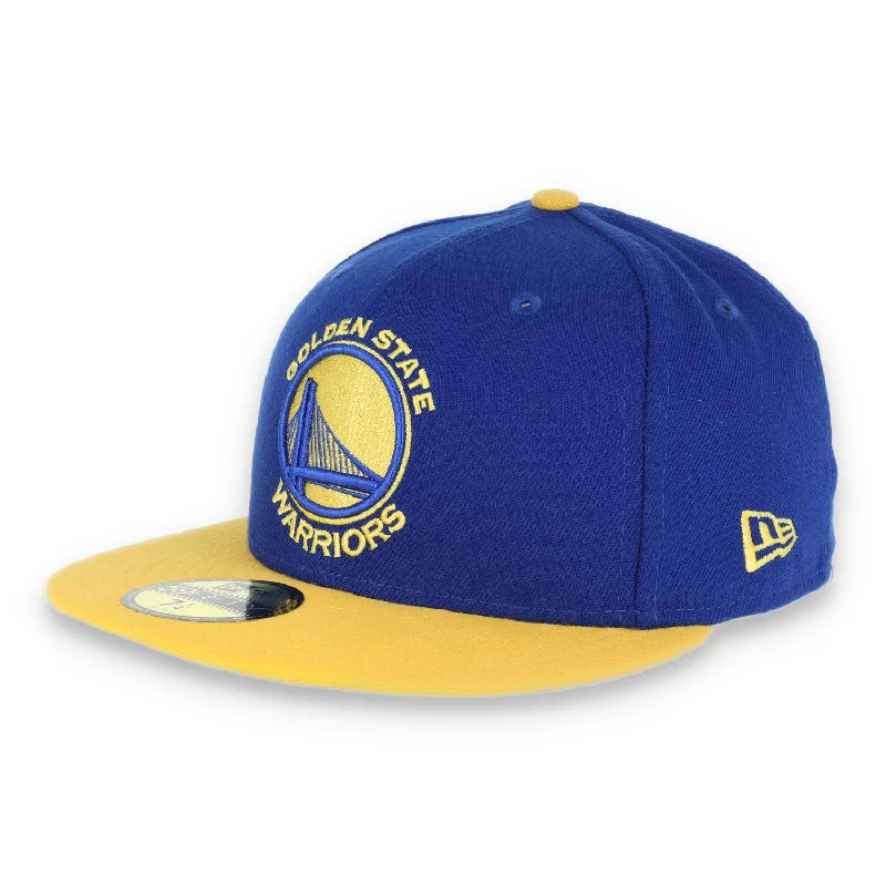 Custom Text Hat-GOLDEN STATE WARRIORS Basic 5Fifty Cap -BLUE/YELLOW