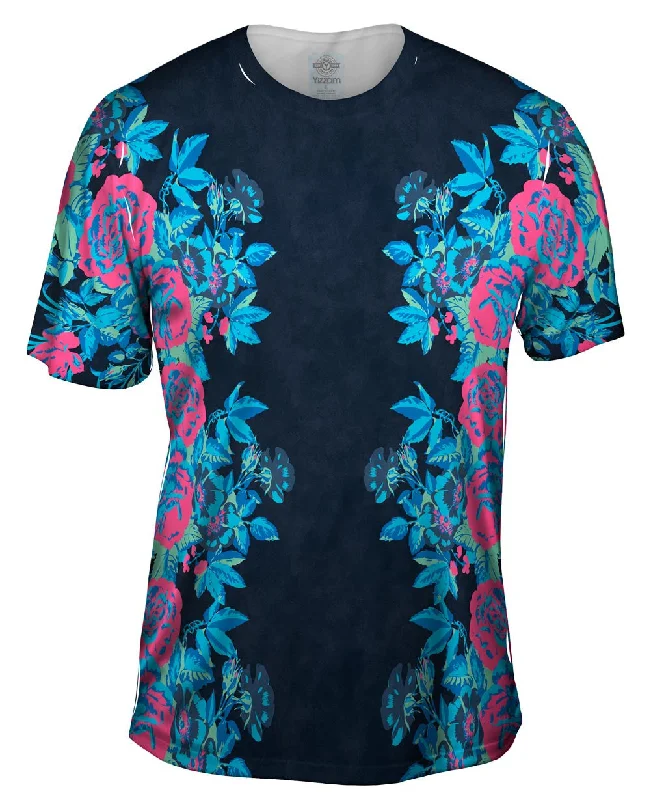 Iconic T-Shirt-Floral Print Navy