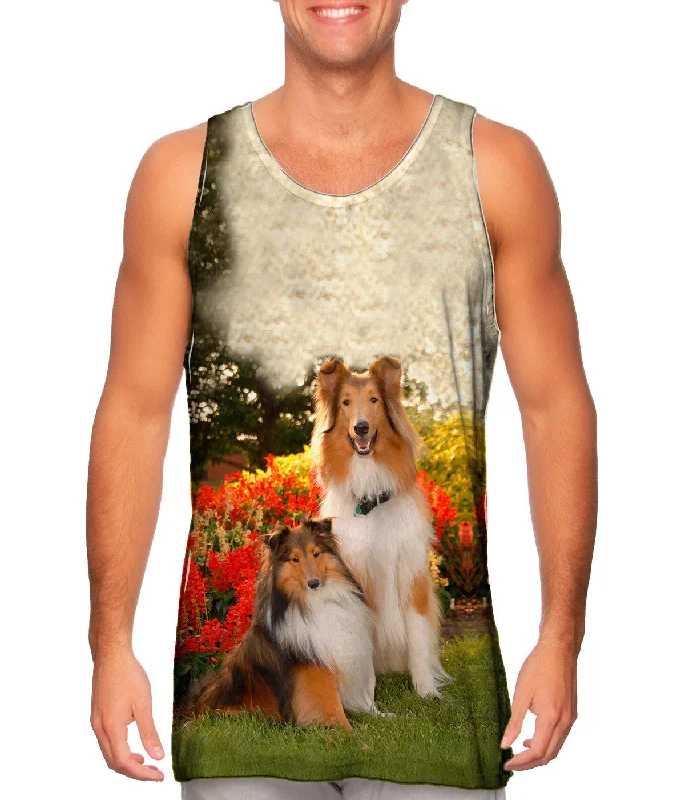 Bold Design Tank-Shelties In Garden