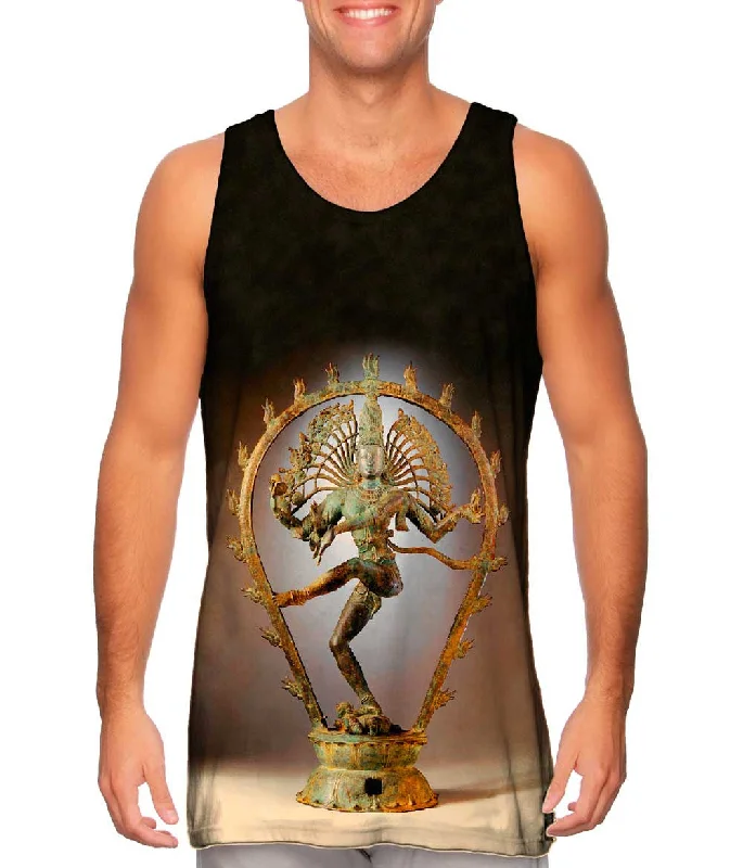 Cotton Tank-Shiva As The Lord Of Dance Statue