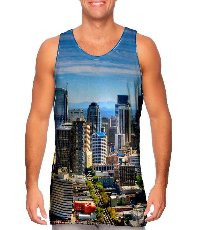 Bold Print Tank-Seattle City