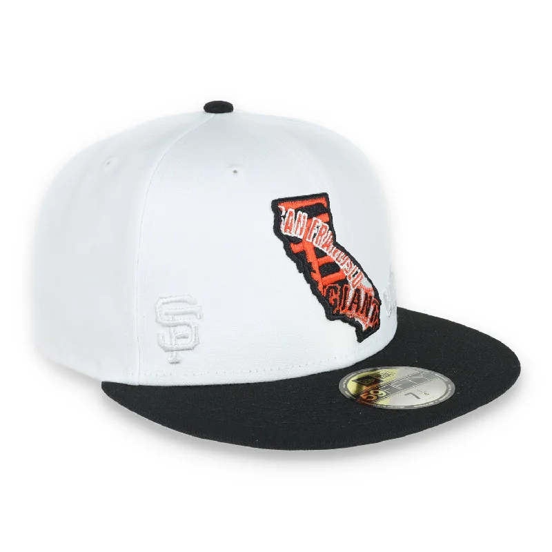 Warm Wool Hat-New Era San Francisco Giants State View E1 59FIFTY-White/Black