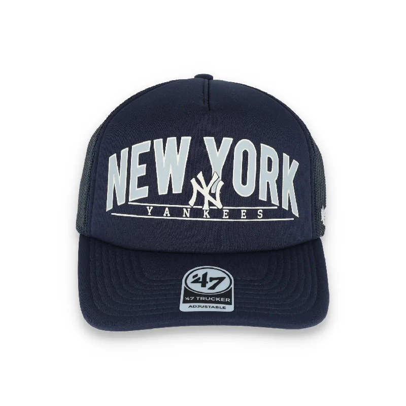 Trucker Hat-'47 BRAND NEW YORK YANKEES FOAM  BACKHAUL '47 TRUCKER